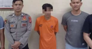 Pria Diringkus Polisi Usai Tebas Tetangganya Pakai Gergaji