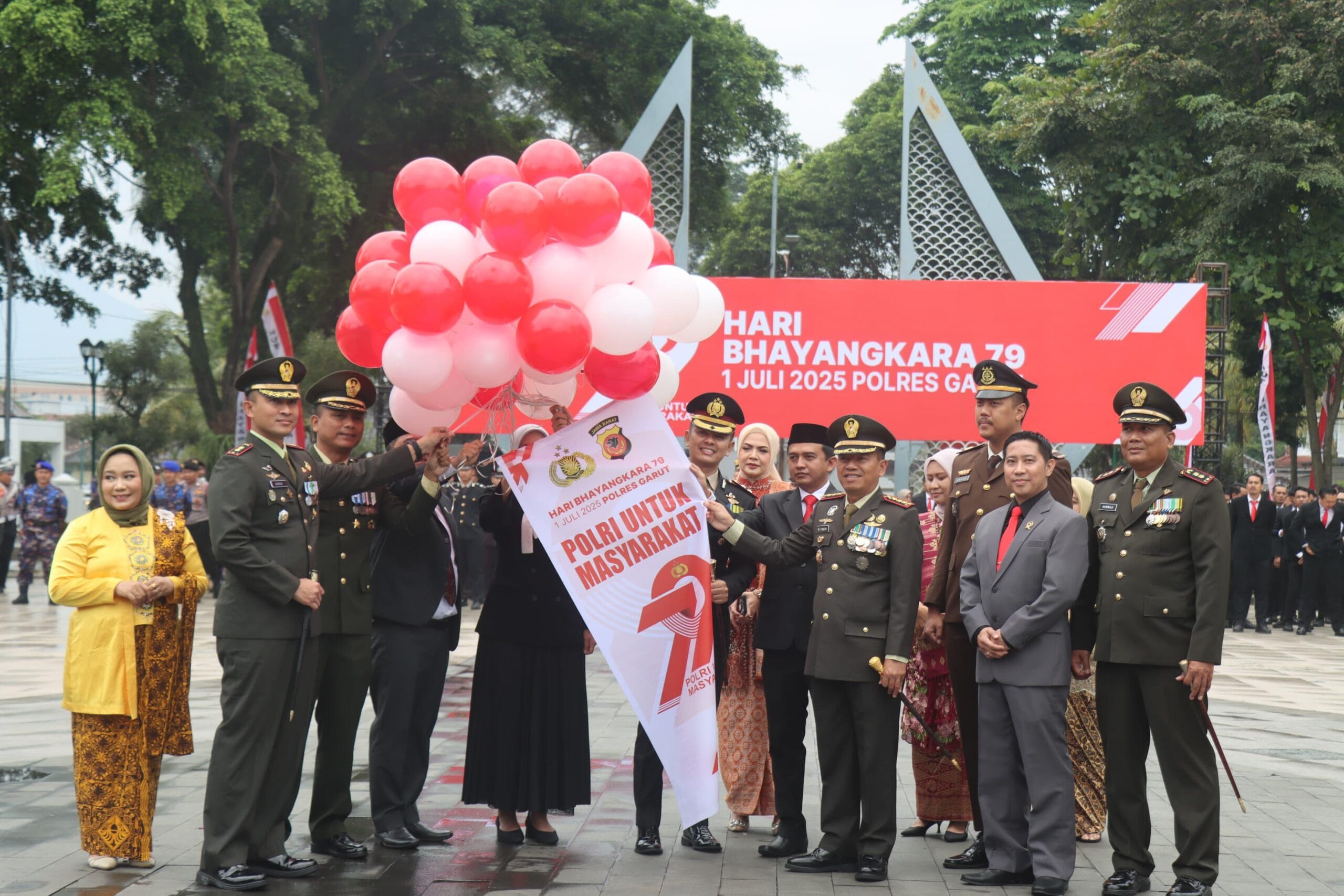 Perayaan HUT Bhayangkara ke-79 di Garut
