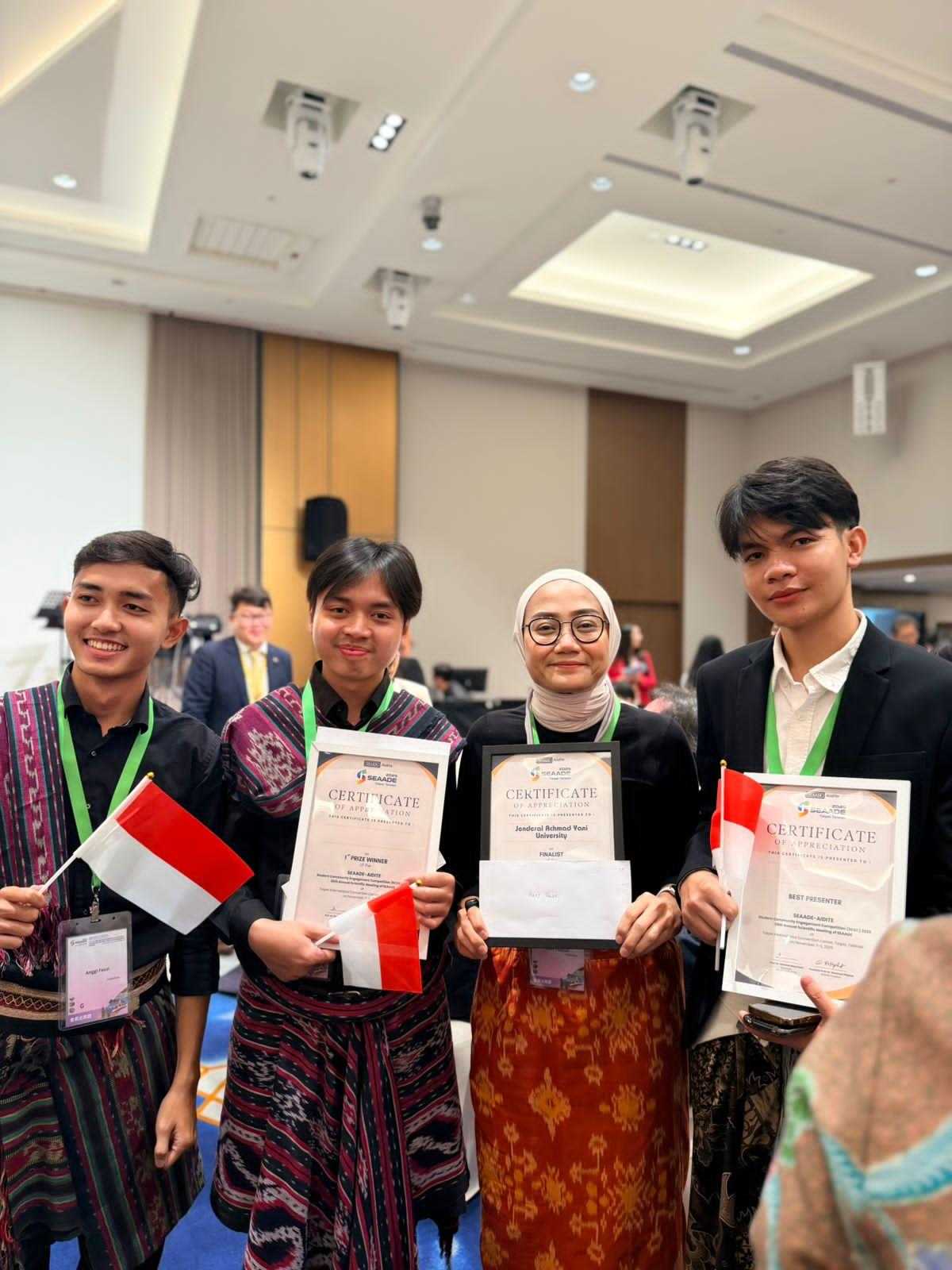 Mahasiswa Unjani Garut Juara 1 Se-Asia Tenggara