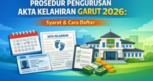 Prosedur Pengurusan Akta Kelahiran Garut 2026: Syarat & Cara Daftar