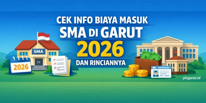 Cek Info Biaya Masuk SMA di Garut 2026 dan Rinciannya