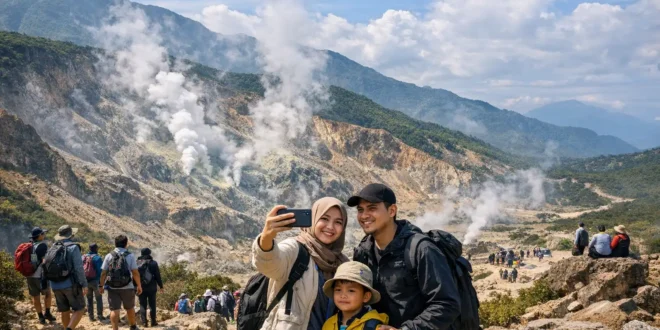 Gunung Papandayan Jadi Tujuan Wisata Utama di Garut, Catat Jumlah Pengunjung Tertinggi saat Liburan Sekolah